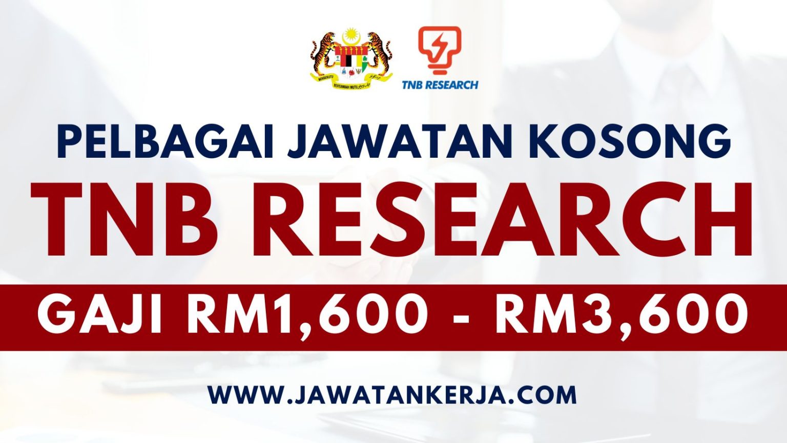 Tnb Research Buka Pengambilan Pelbagai Jawatan Kosong Gaji Rm