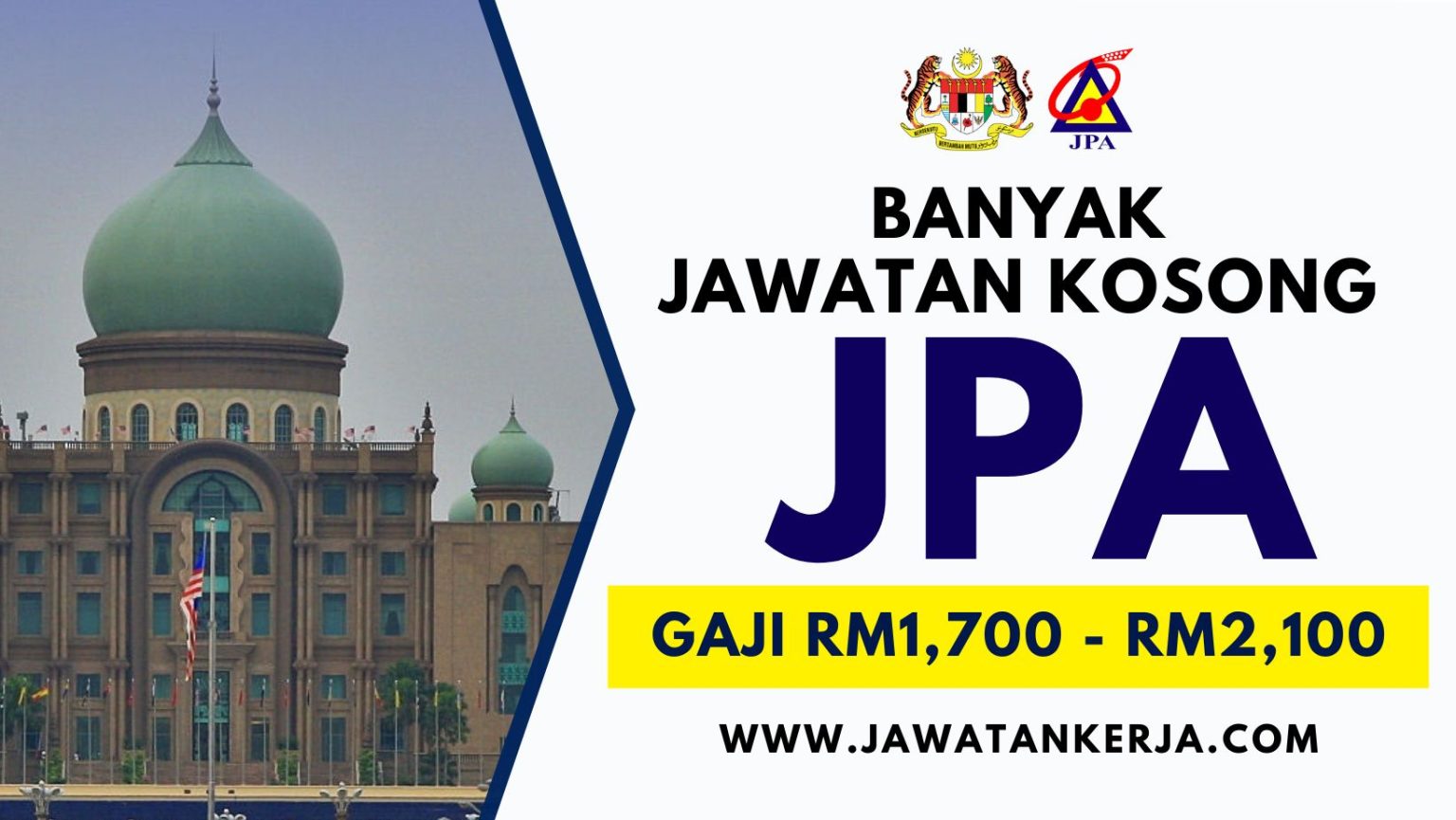 Banyak Jawatan Kosong Di Jabatan Perkhidmatan Awam JPA Tawaran Gaji