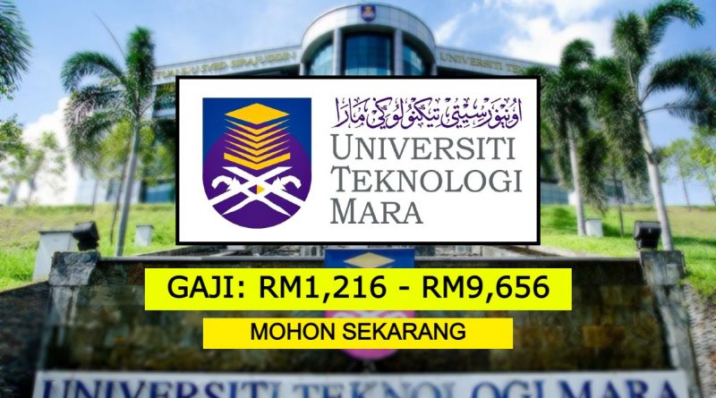 Permohonan Pelbagai Jawatan Dibuka di UiTM: Tawaran gaji dari RM1 