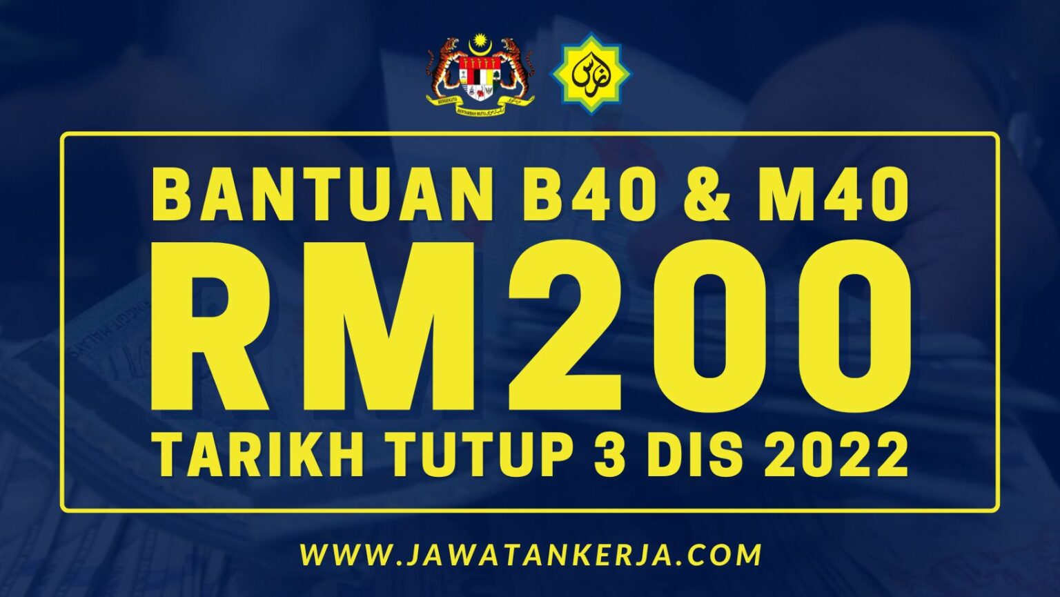 Cara Mohon Bantuan RM200 Untuk B40 & M40: Permohonan Dibuka Sehingga 3 ...