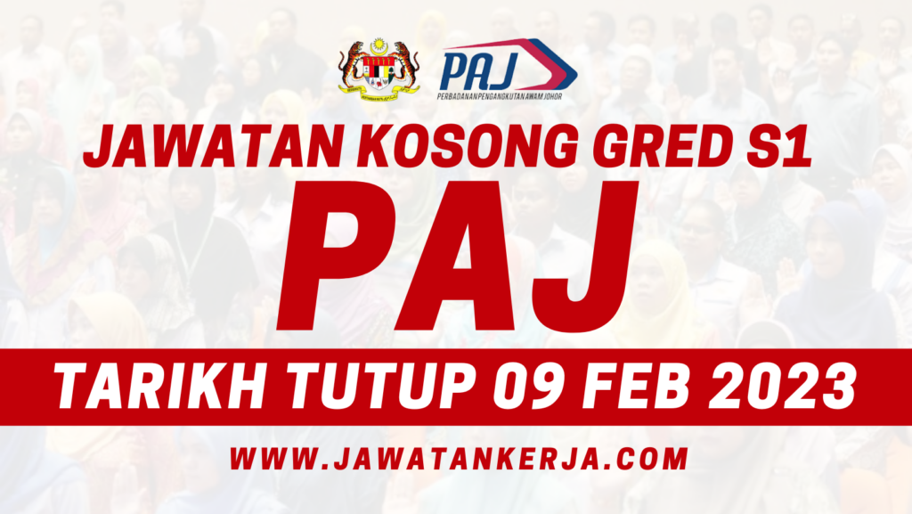 Pengambilan Jawatan Kosong Terkini Gred S Di Paj