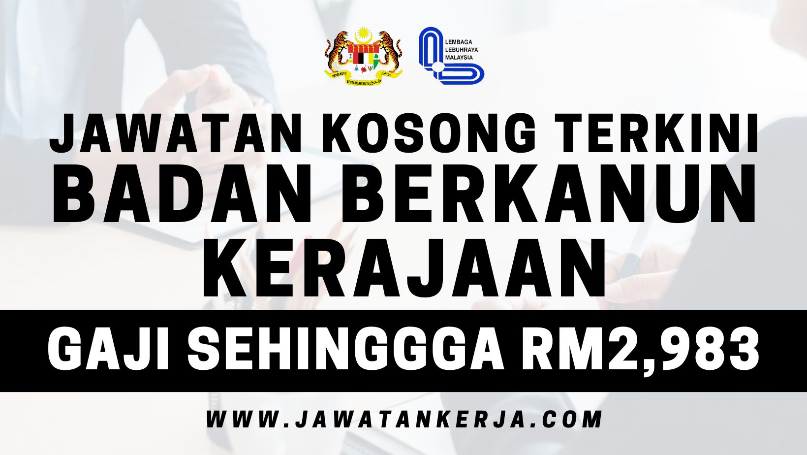 Pengambilan Jawatan Kosong Tahun 2023 Di Badan Berkanun Kerajaan LLM ...