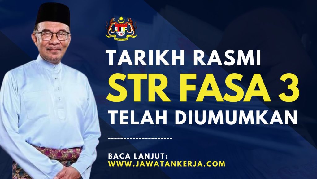 Tarikh Rasmi Pembayaran Str Fasa Telah Diumumkan Jumlah Bayaran Untuk Isi Rumah Bujang