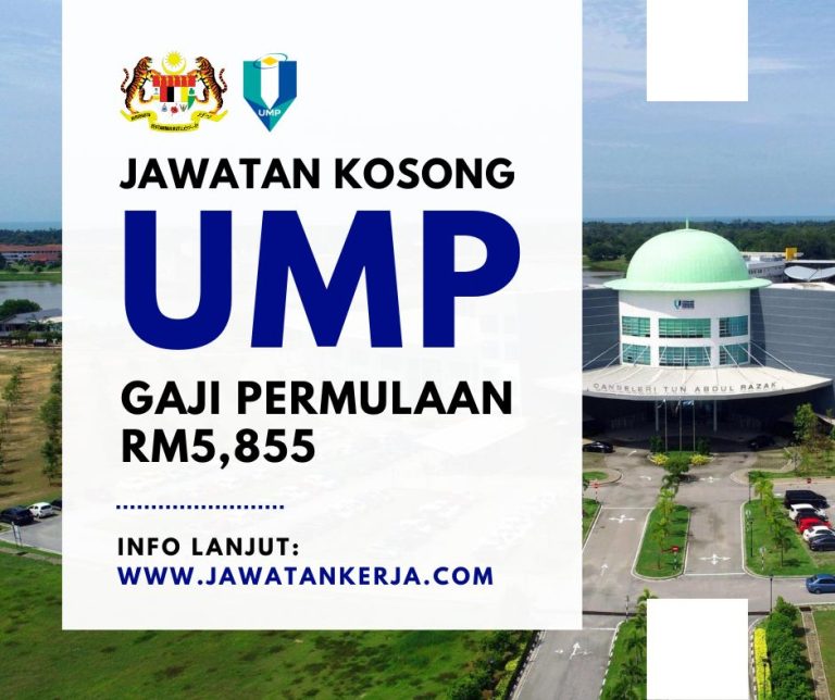 Pengambilan Jawatan Kosong Ump Dengan Gaji Permulaan Rm5855 Syarat