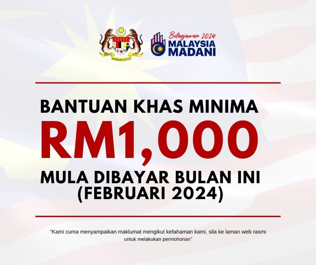 Bantuan Khas Minima Rm Dibayar Bulan Ini Februari Semak Kelayakan Sekarang